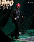 All Black 2pc Tuxedo Pant