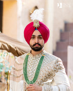 Beige-Green Kalgi