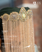Bejeweled Golden Cascade Sehra