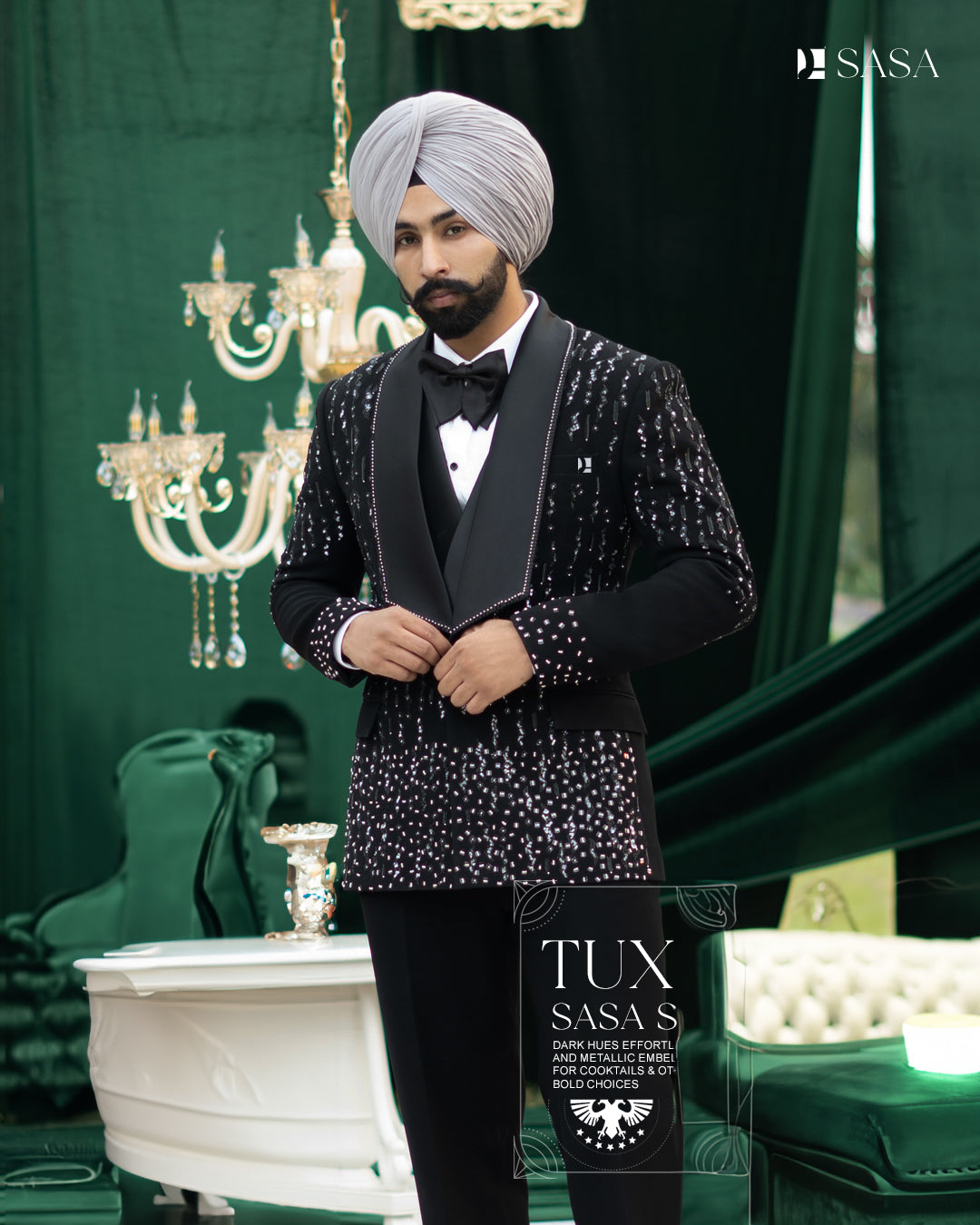 Black Edition 3pc Tuxedo Pant