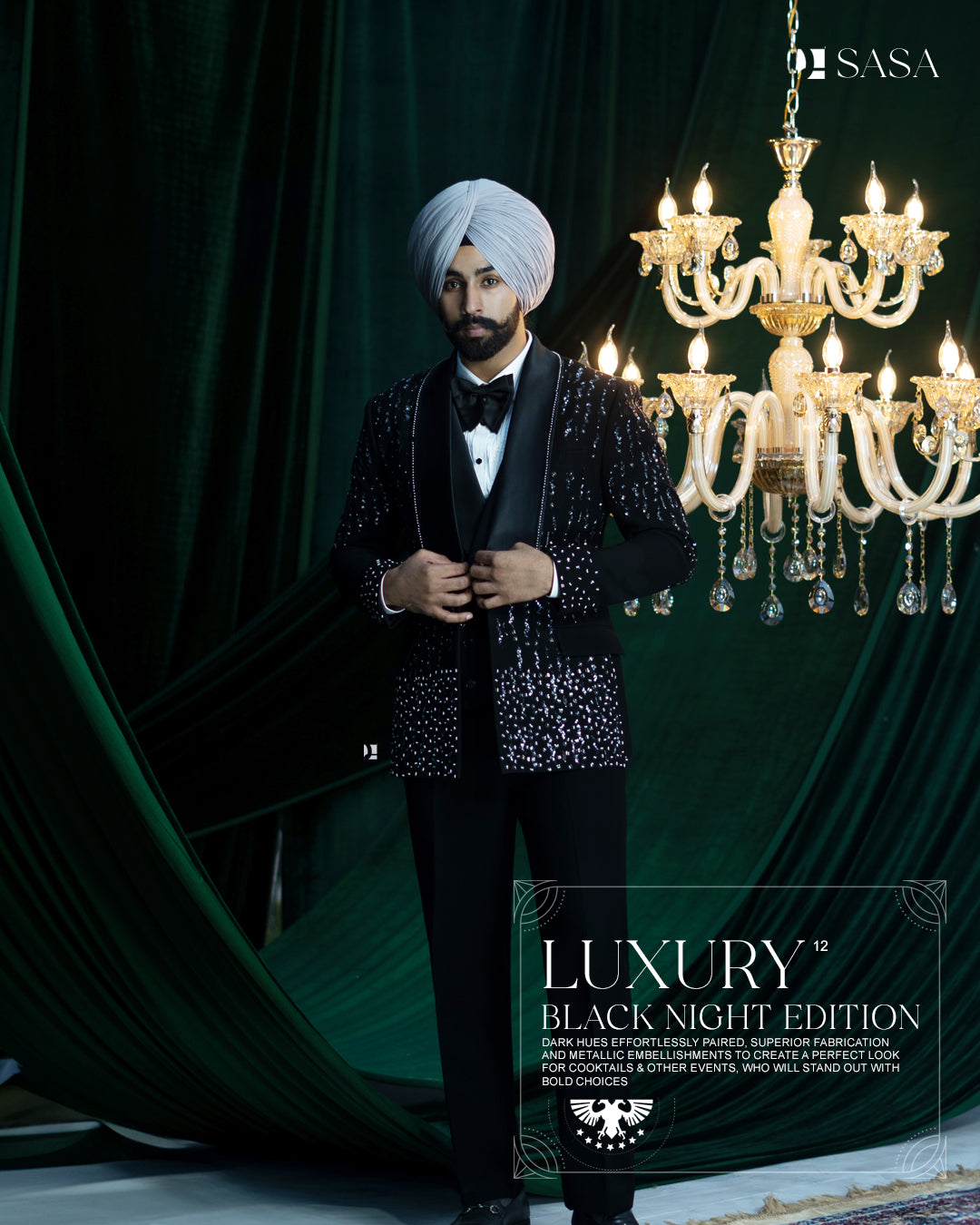 Black Edition 3pc Tuxedo Pant