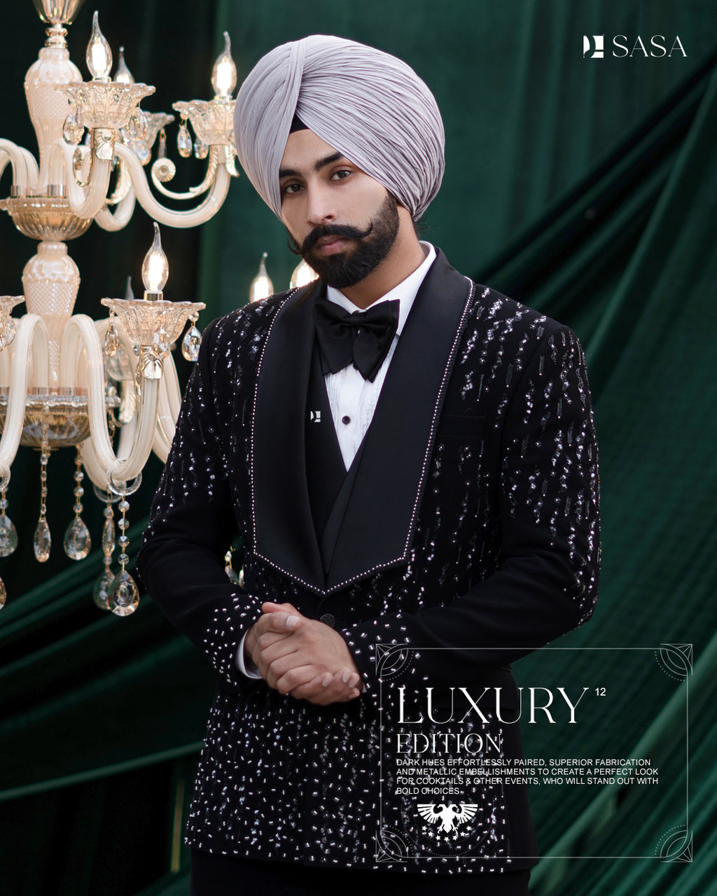 Black Edition 3pc Tuxedo Pant