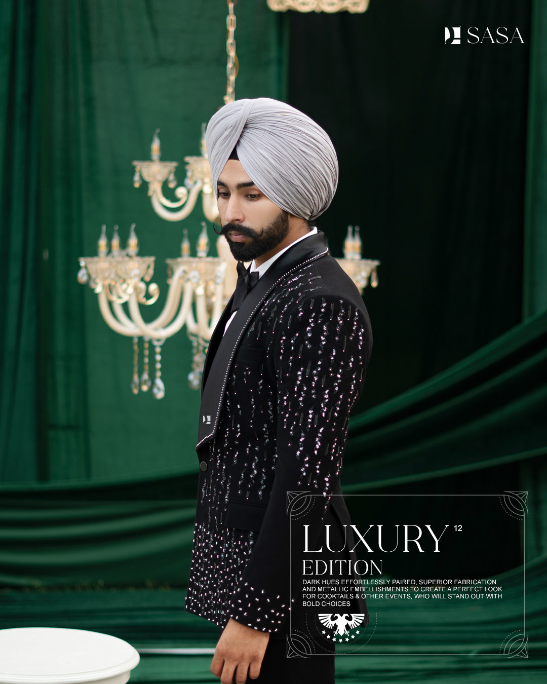 Black Edition 3pc Tuxedo Pant