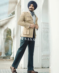 Sand Beige Designer Blazer Set