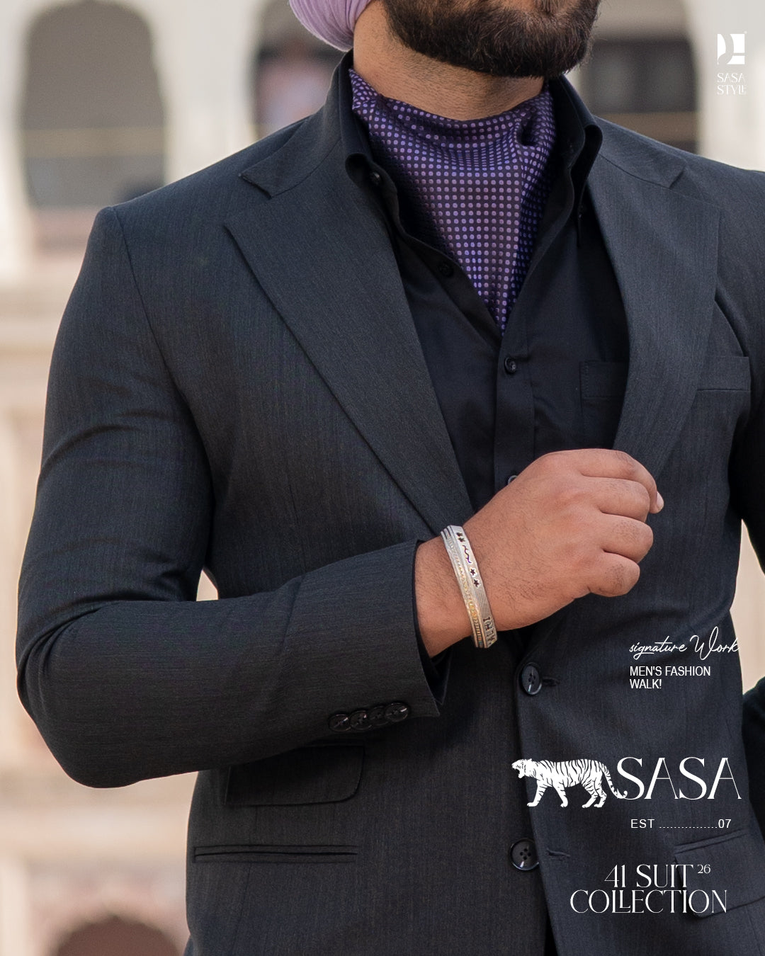 Charcoal Black Two-Piece Suit for Modern, Elegant Formal Style
