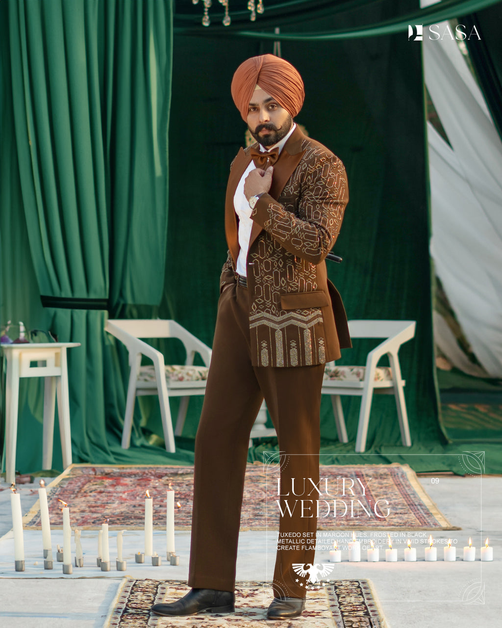 Cherrywood 2pc Tuxedo Pant