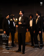 Classic Black Tuxedo with Modern Embroidery and Regal Detailing
