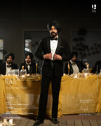 Classic Black & White Tuxedo for Graceful Evening Occasions