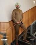 Classic Olive Band Gala Pant – Timeless Elegance for Gentlemen