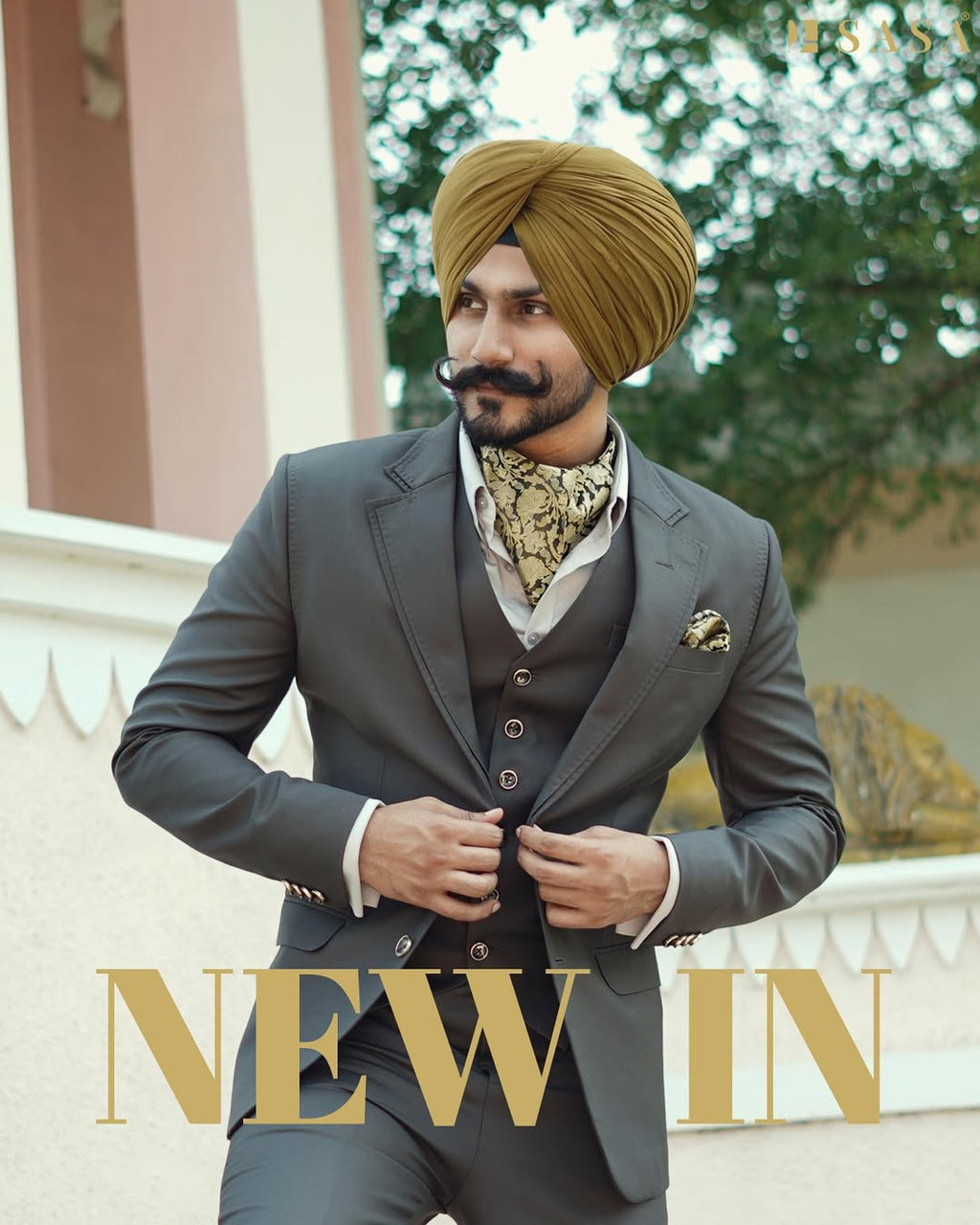 Steel Grey Wedding Suit