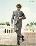 Steel Grey Wedding Suit