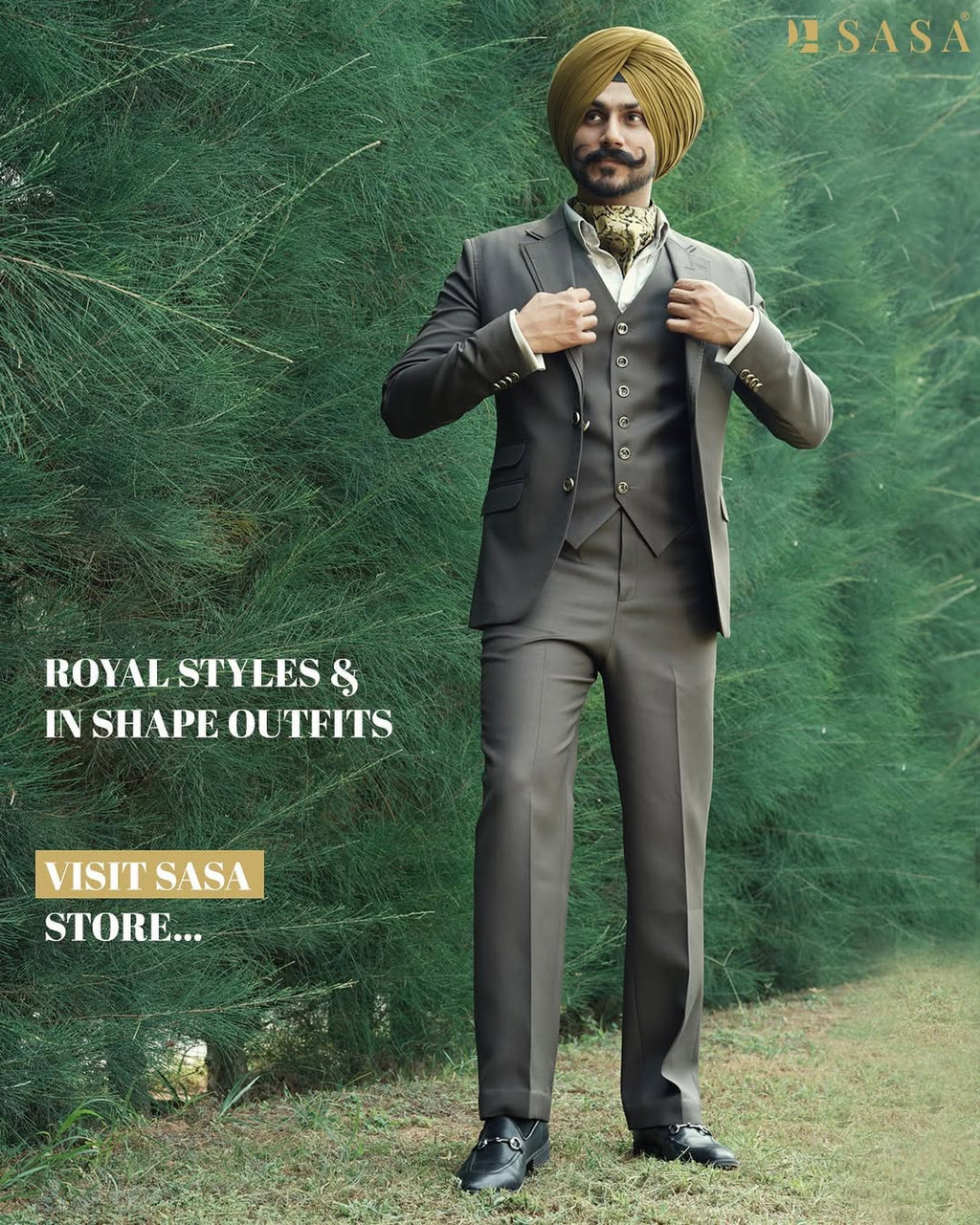 Steel Grey Wedding Suit