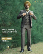 Steel Grey Wedding Suit