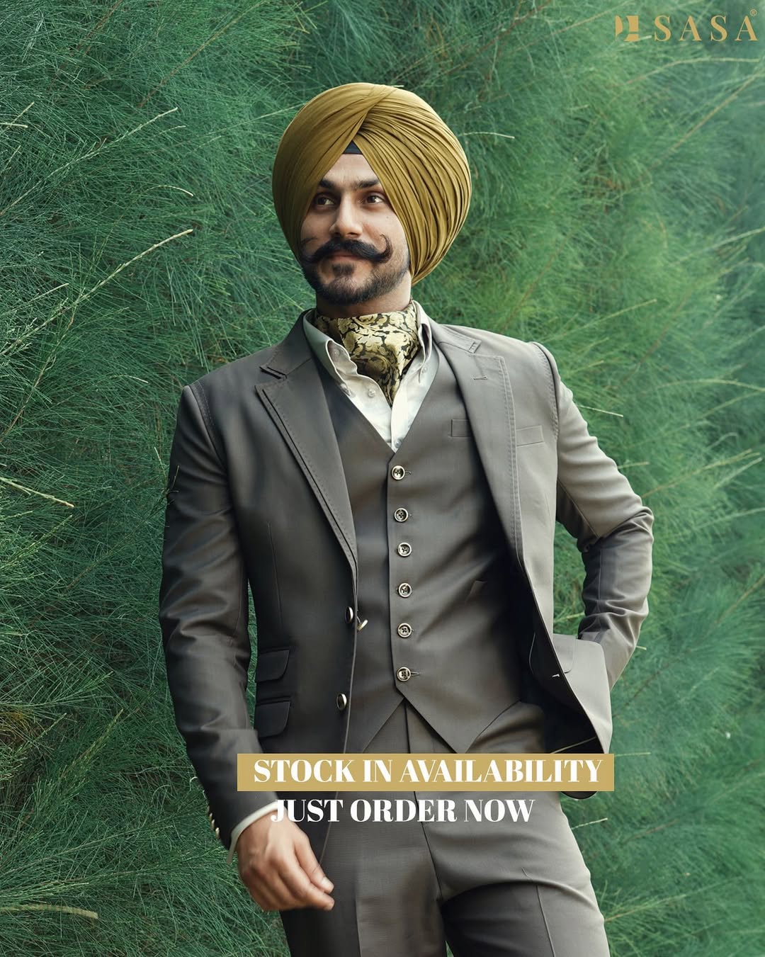 Steel Grey Wedding Suit