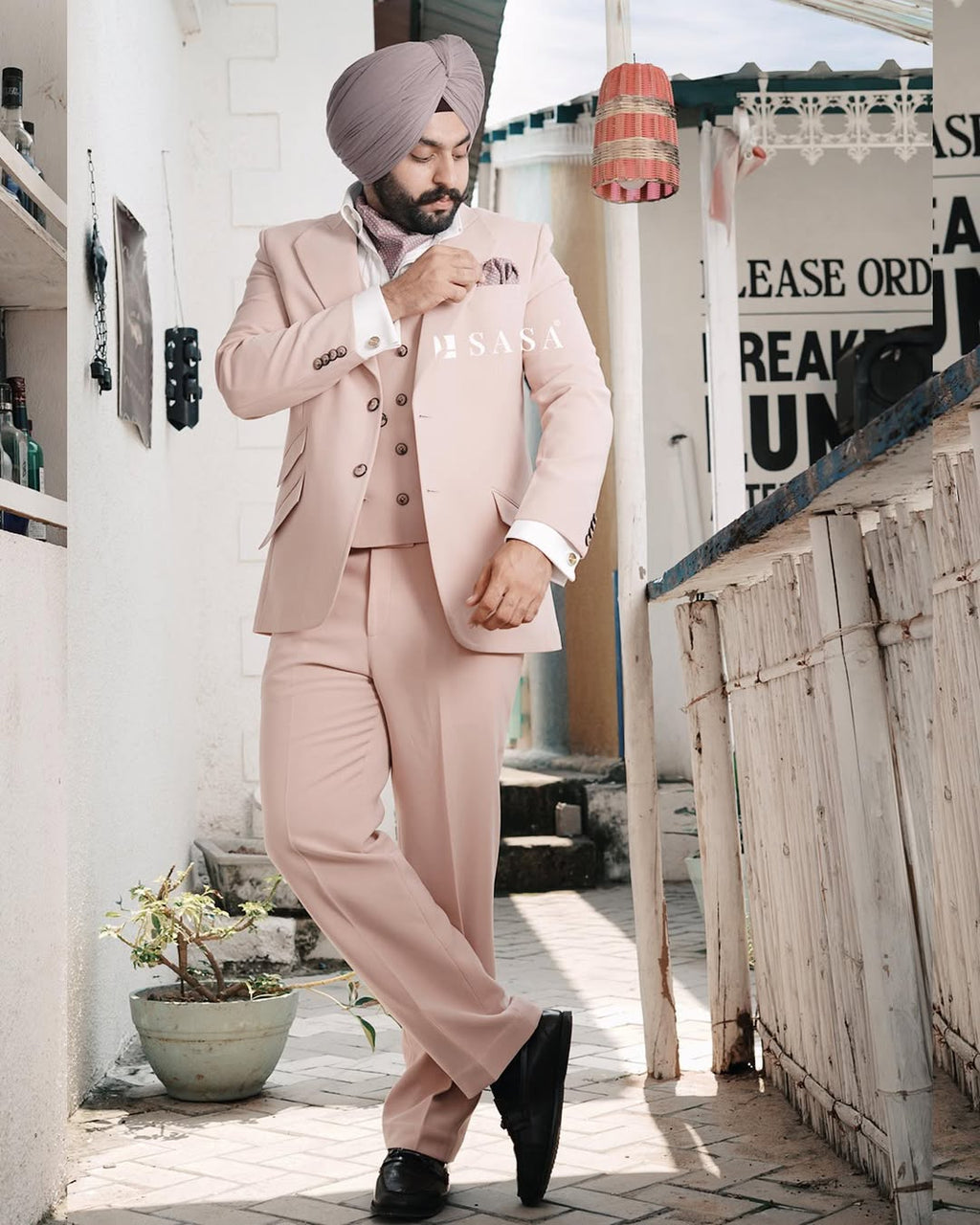 Blush Ivory Coat Pant