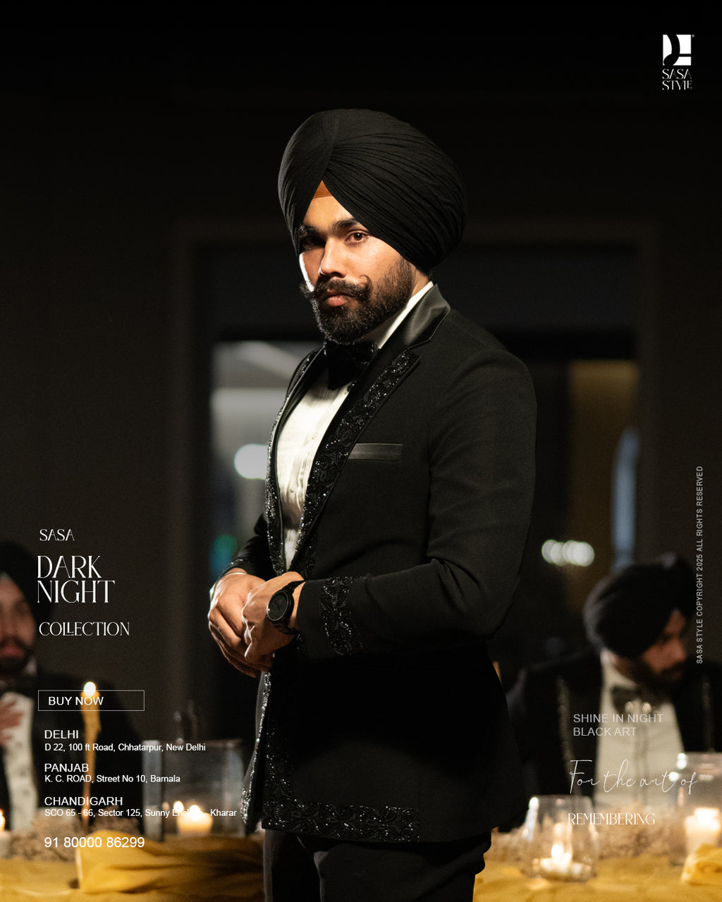 Dark Night Tuxedo Crafted for Elegant and Striking Evenings