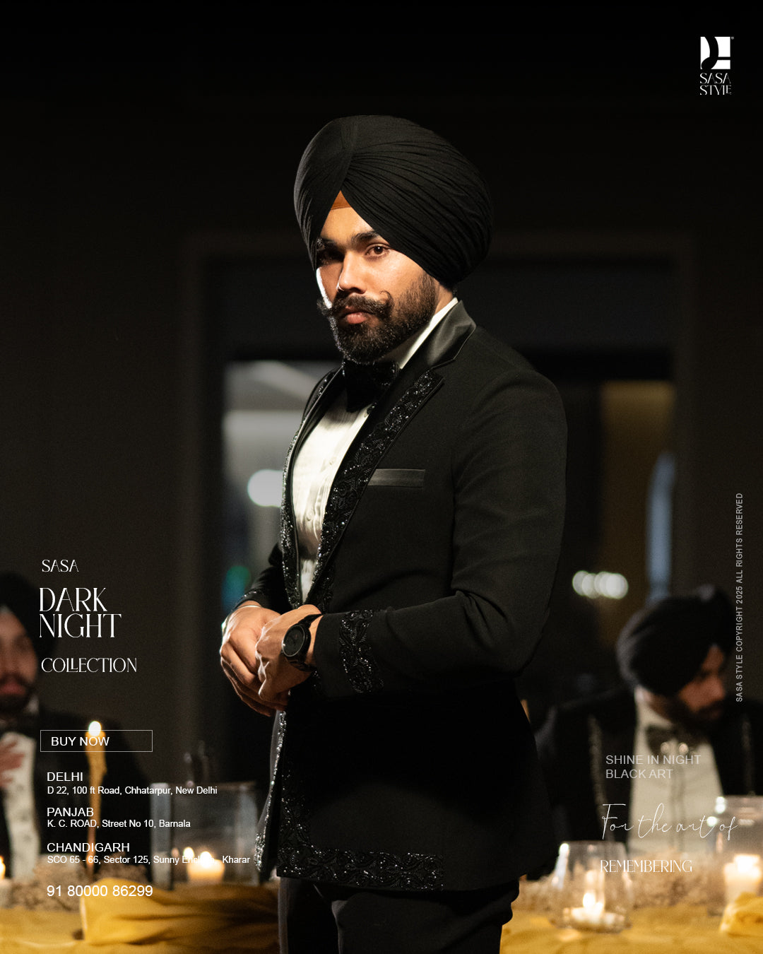 Dark Night Tuxedo Crafted for Elegant and Striking Evenings