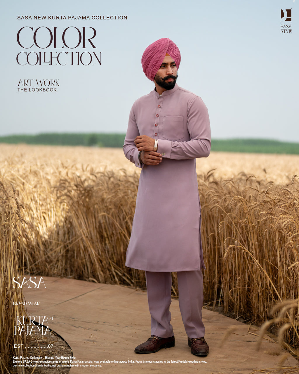 Dark Wine Embroidered Jacket with Onion Color Kurta Pajama