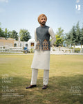 Embroidered Jacket & Kurta Pajama for Weddings and Festive Celebrations