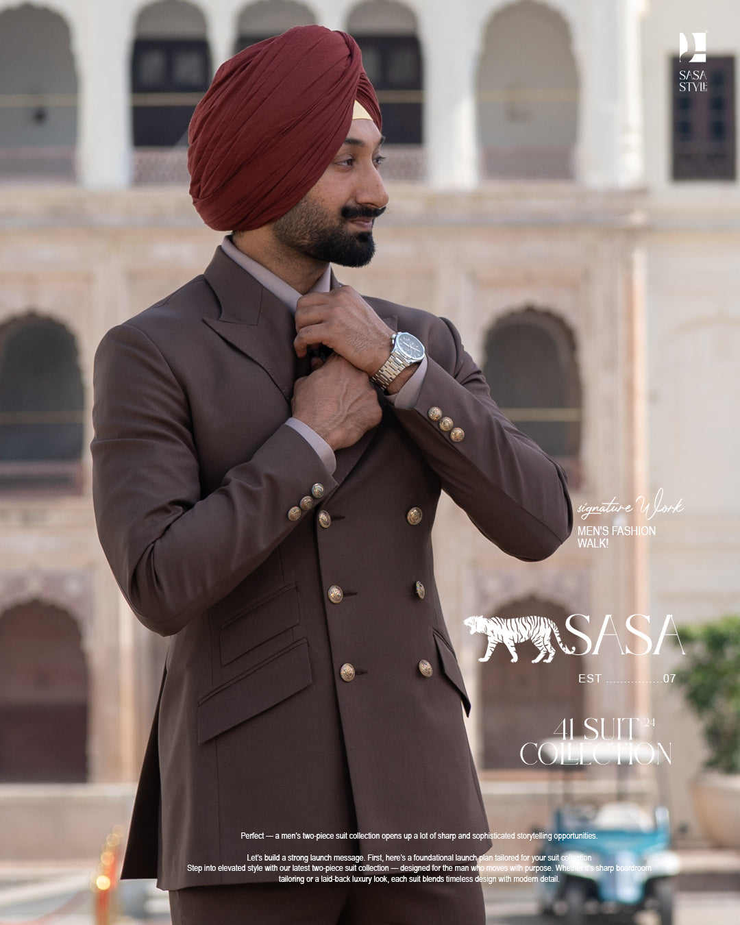 Espresso Brown Two-Piece Suit for Modern Sophisticated Men’s Style