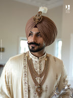 Ivory Handcrafted Sherwani with Regal Embroidery for the Modern Groom