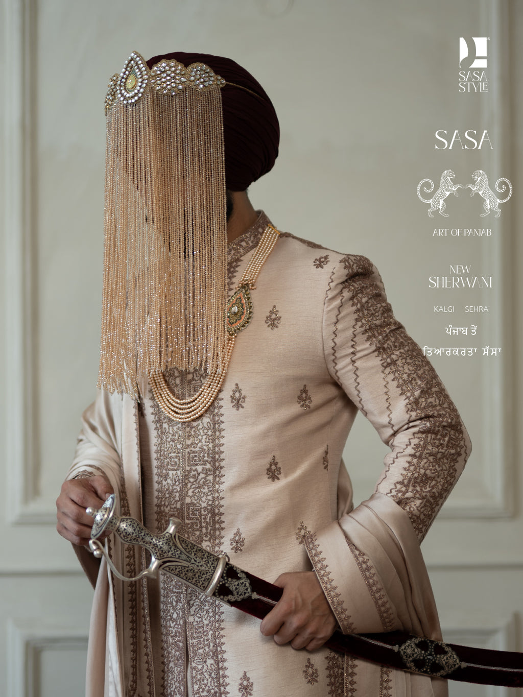 Golden Elegance Sehra