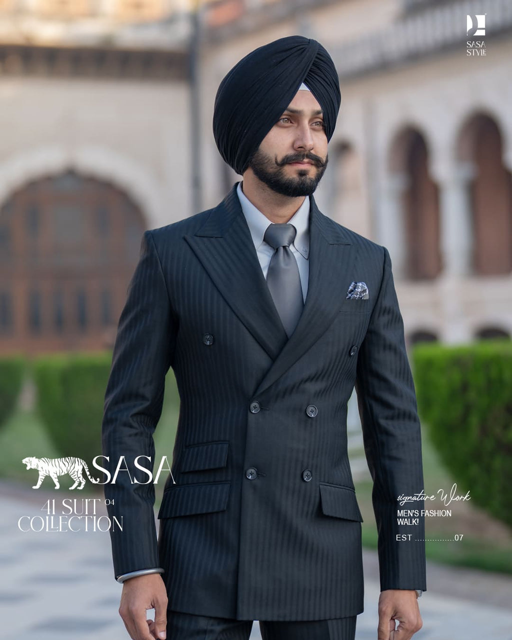 Black Pagg, Tie and Pocket square