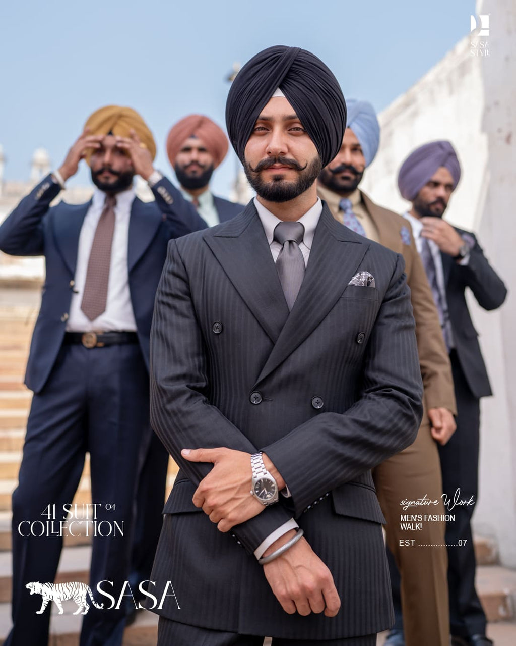 Black Pagg, Tie and Pocket square