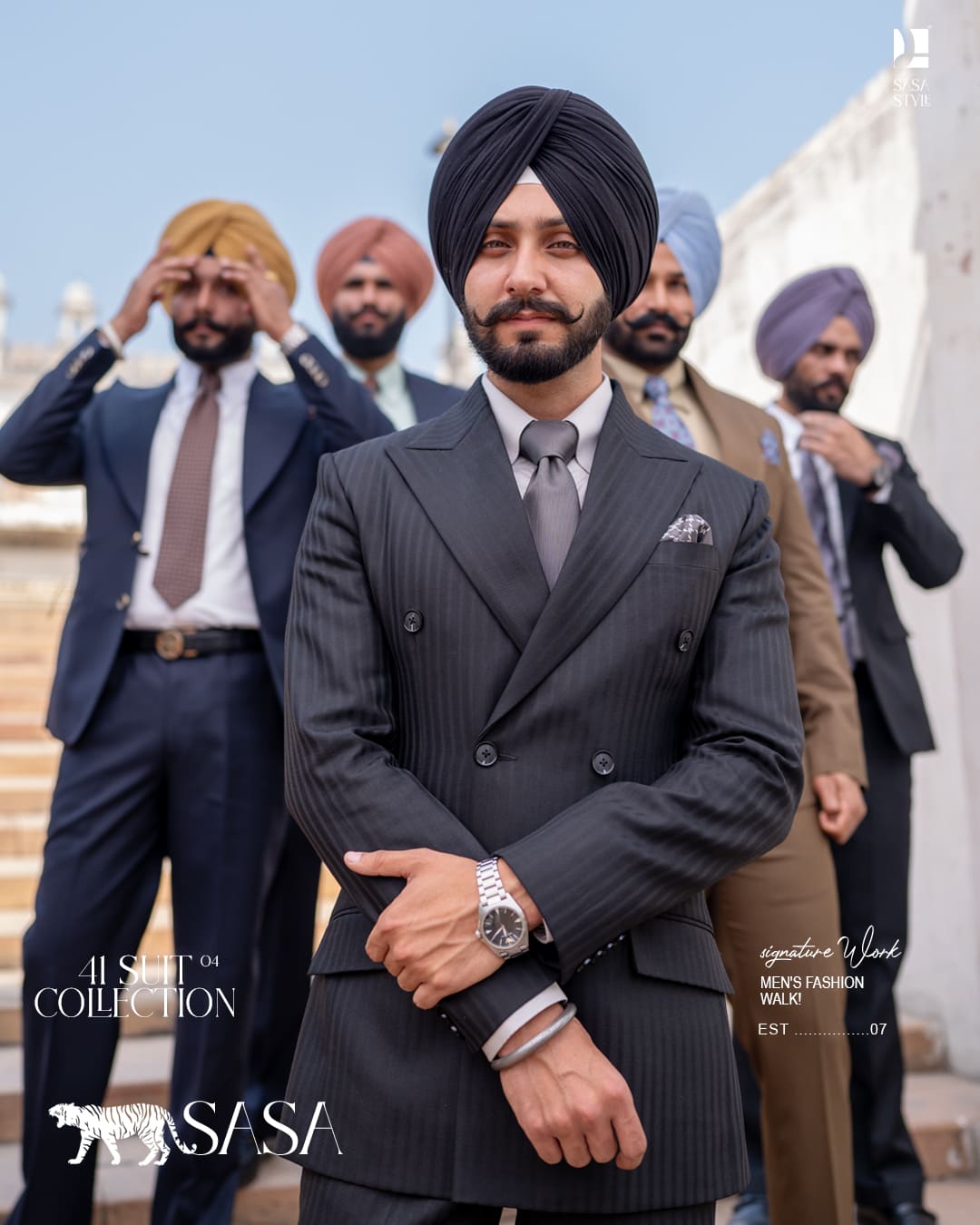 Black Pagg, Tie and Pocket square
