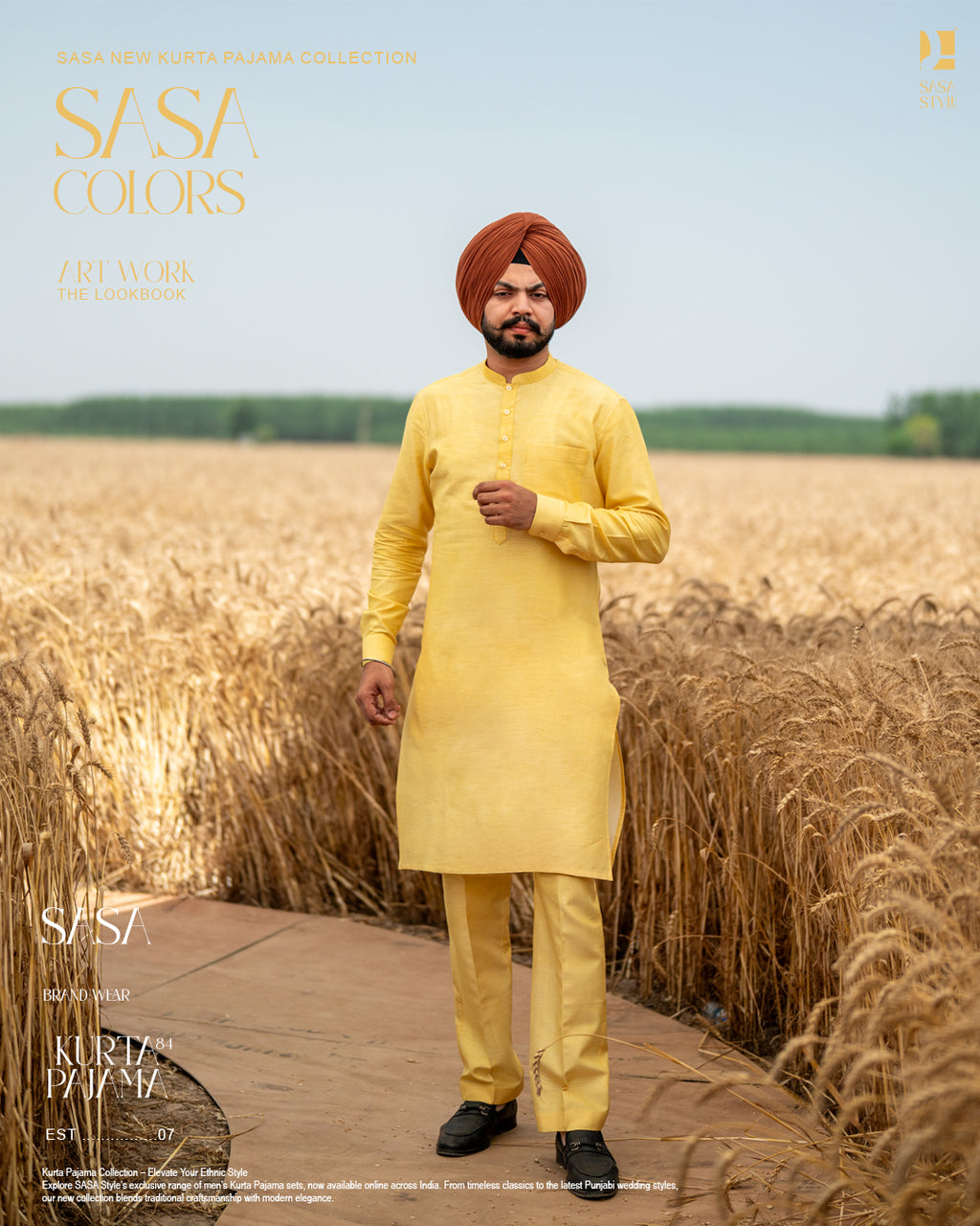 Festive Yellow Embroidered Jacket with Yellow Kurta Pajama