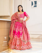 Gotta Patti Ombre Lehenga with Organza Dupatta