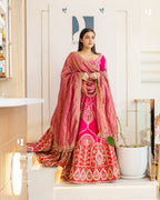 Gotta Patti Ombre Lehenga with Organza Dupatta