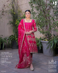 Graceful Rani Pink Embroidered Anarkali Set with Elegant Dupatta