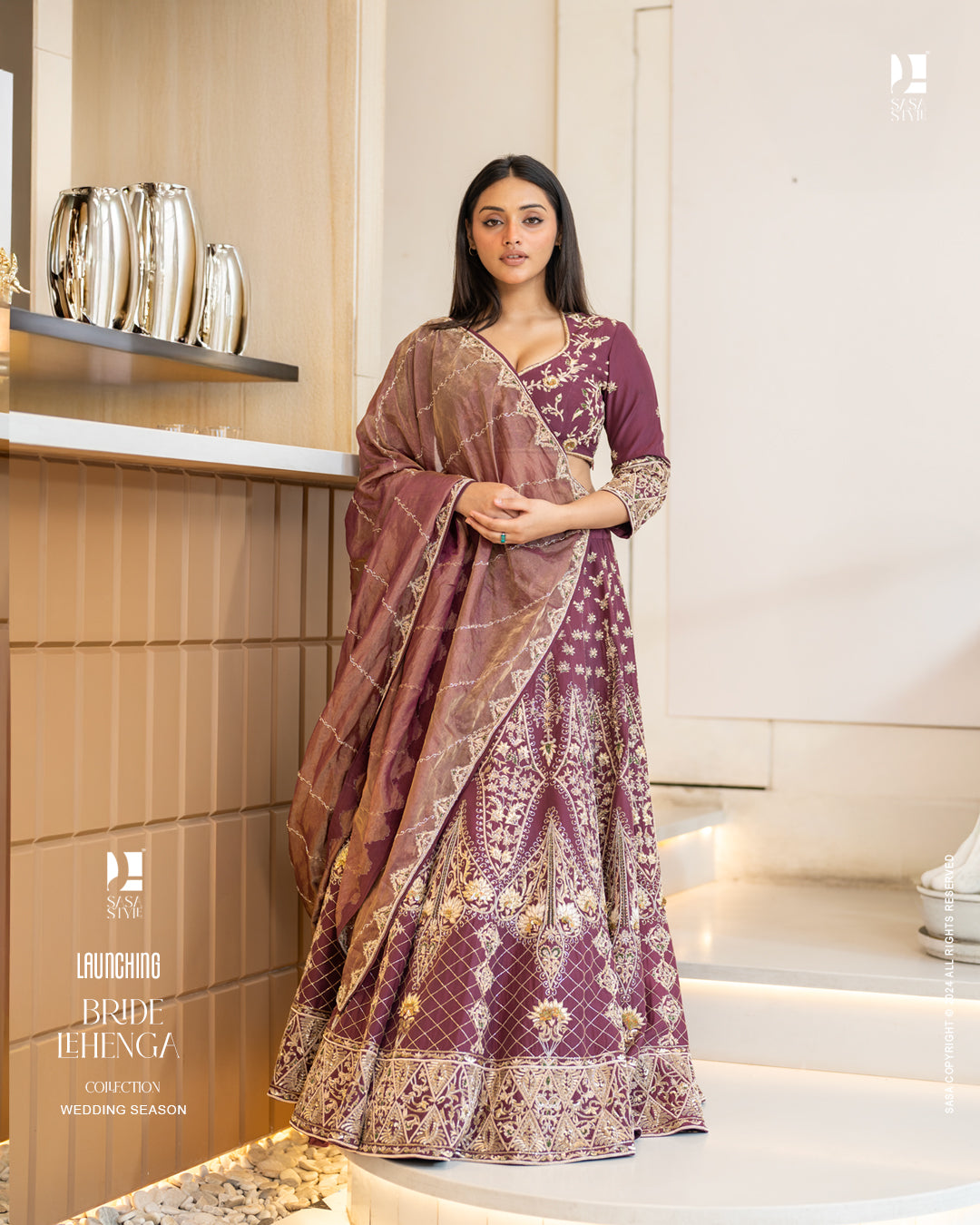 Exquisite Handcrafted Dazzle Lehenga