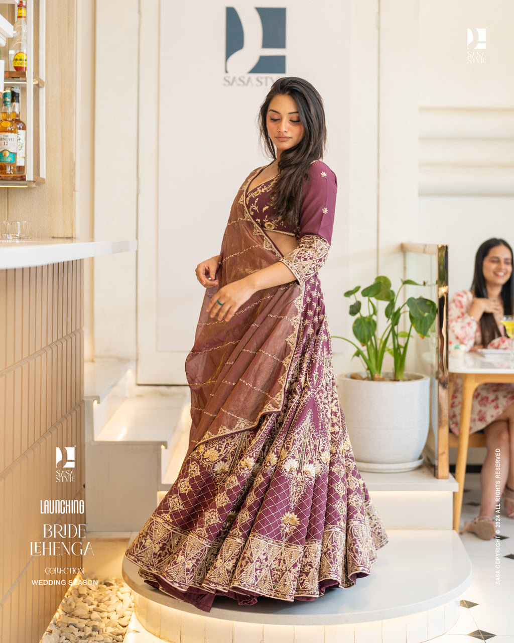 Exquisite Handcrafted Dazzle Lehenga