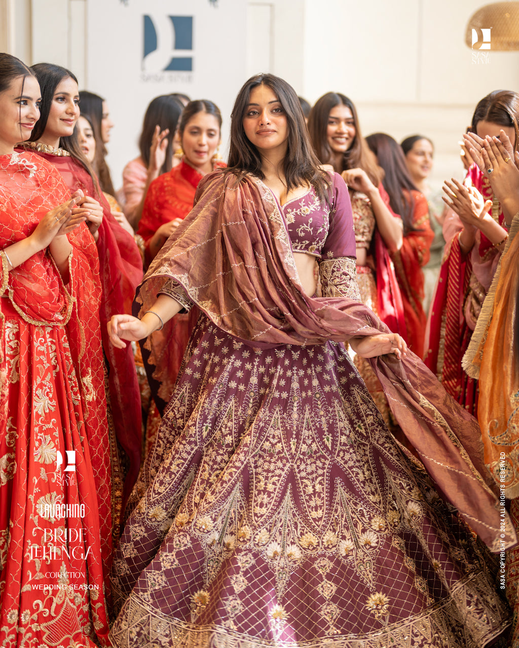 Exquisite Handcrafted Dazzle Lehenga