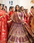 Exquisite Handcrafted Dazzle Lehenga