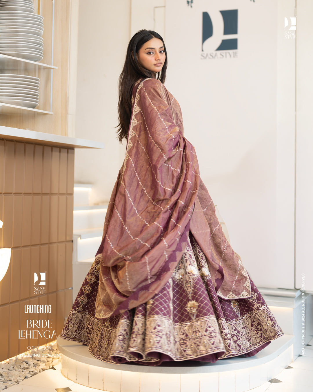Exquisite Handcrafted Dazzle Lehenga
