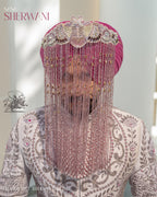 Lavender Sehra Sherwani Embodying Regal Elegance