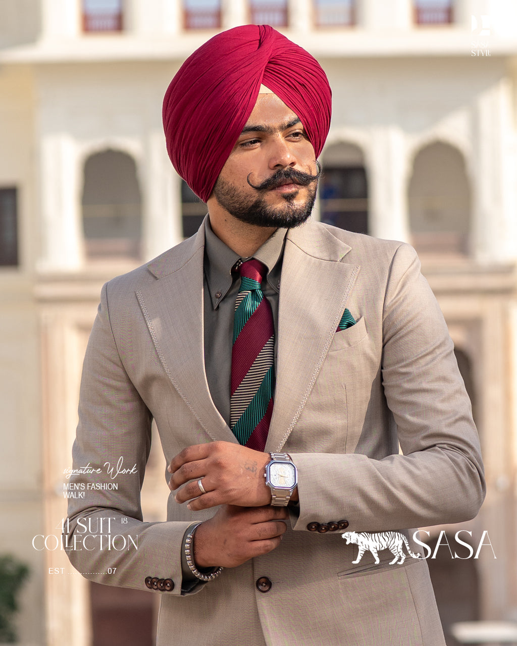 Light Beige Two-Piece Suit for Modern, Elegant and Timeless Style