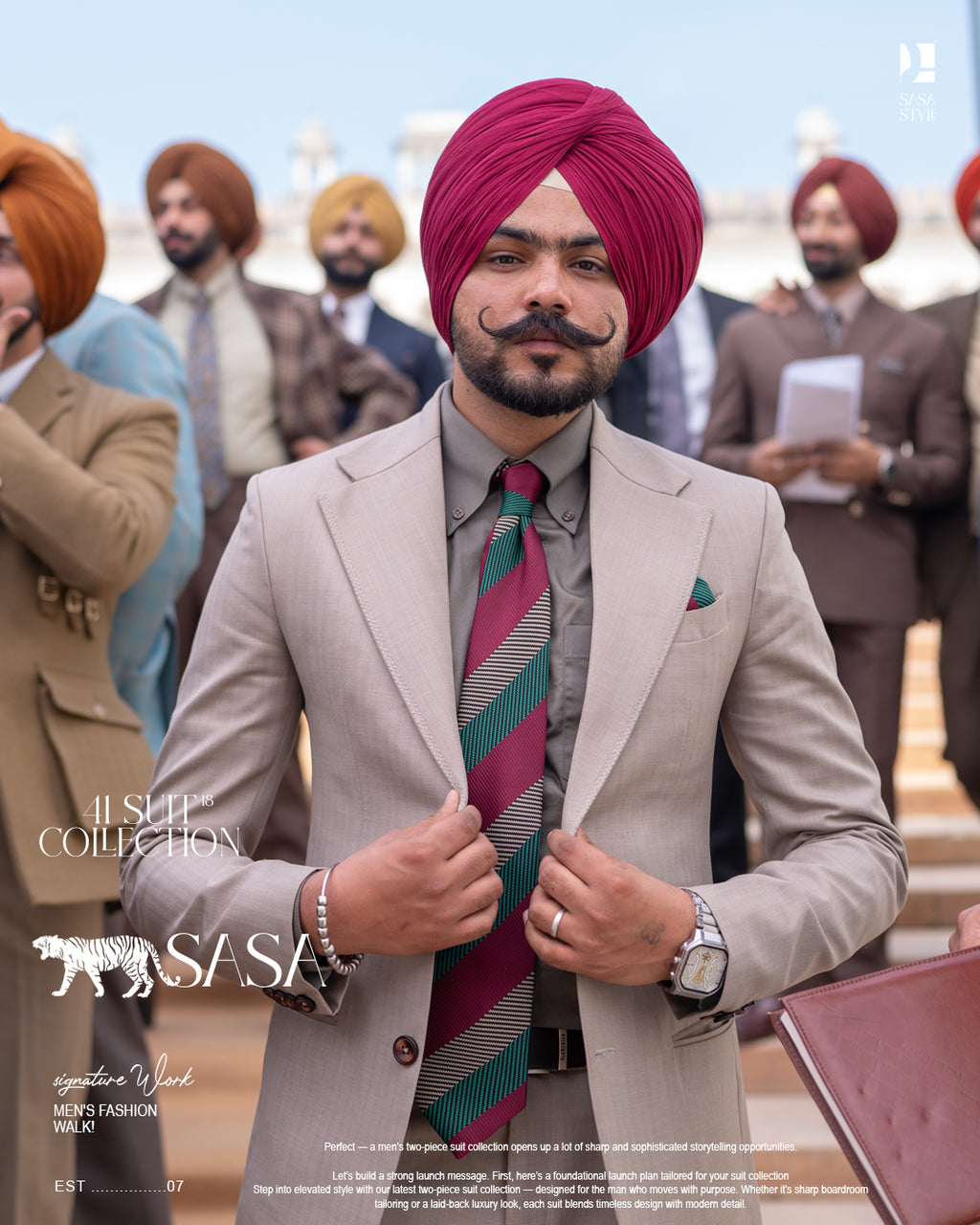 Light Beige Two-Piece Suit for Modern, Elegant and Timeless Style