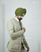 Lime green 2pc Coat Pant