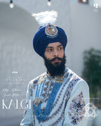 Midnight Blue Baaj Kalgi