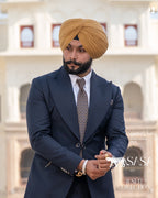 Midnight Blue Two-Piece Suit for Modern Elegance and Timeless Style