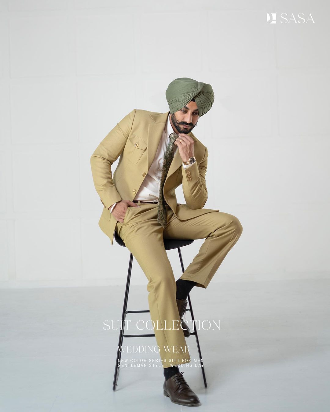 Moss Green 2pc Coat Pant