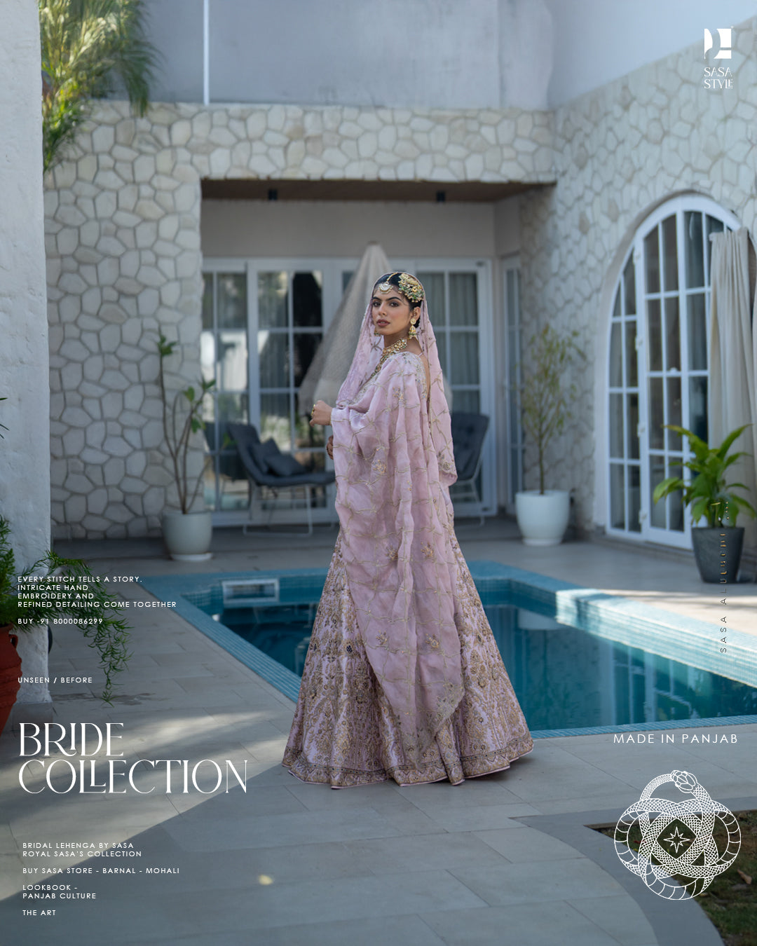Pastel Mauve-Pink Chanderi Silk Lehenga for the Modern Bride
