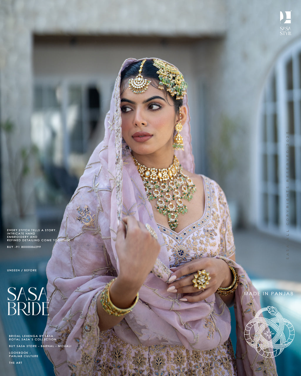 Pastel Mauve-Pink Chanderi Silk Lehenga for the Modern Bride