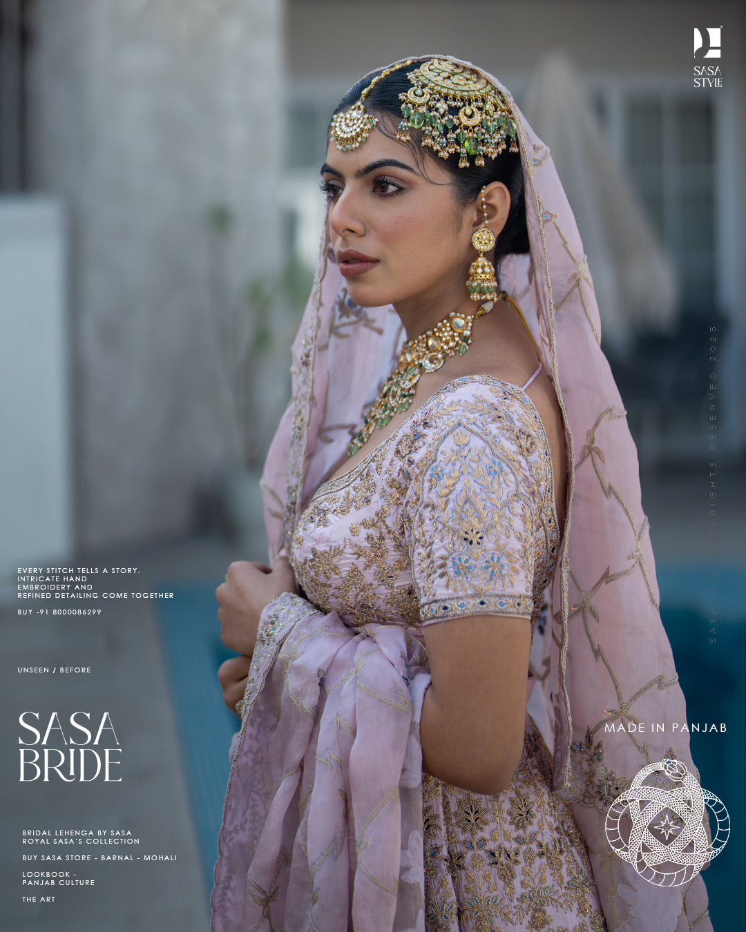 Pastel Mauve-Pink Chanderi Silk Lehenga for the Modern Bride