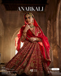 Red Rose Anarkali Salwar & Duppata