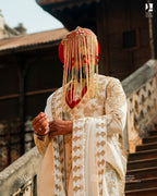 Royal Red & Gold Sehra